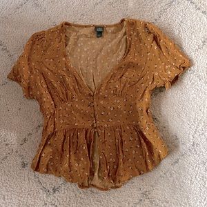 Flower short sleeve shirt